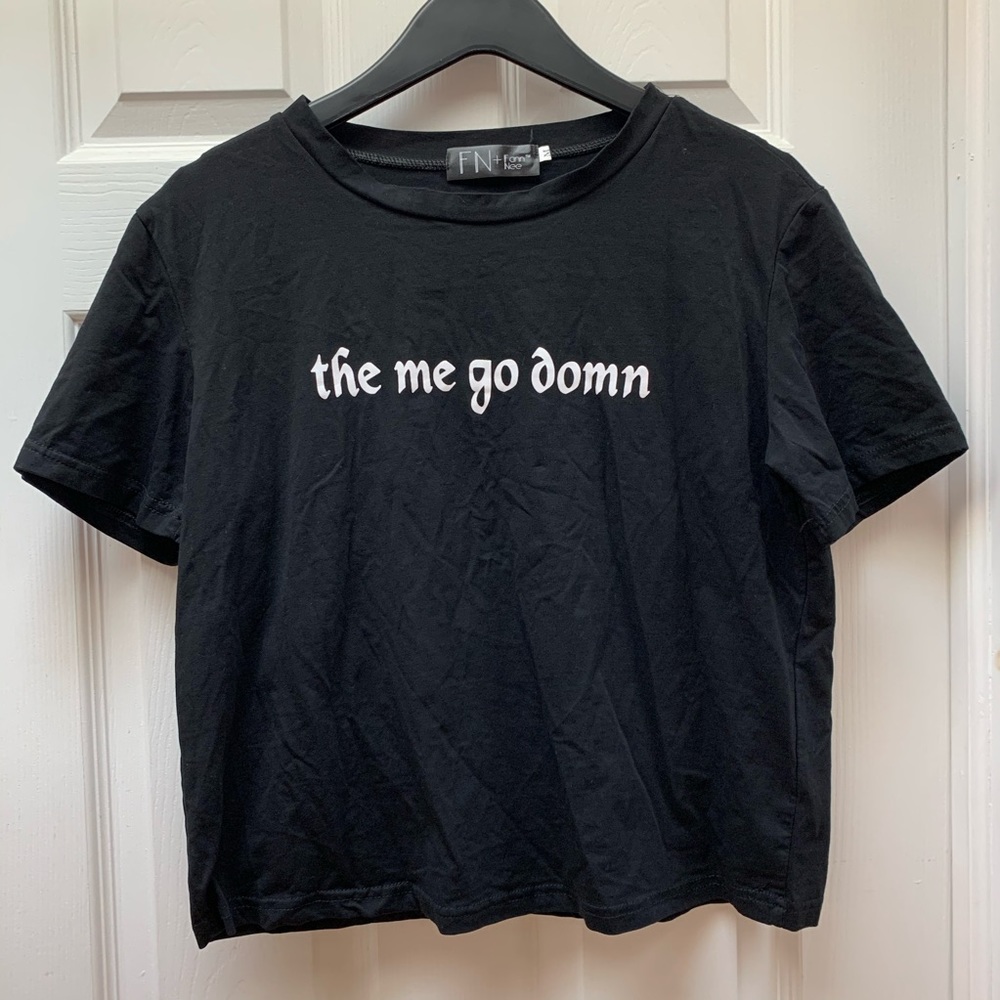 Boxy Black T-Shirt